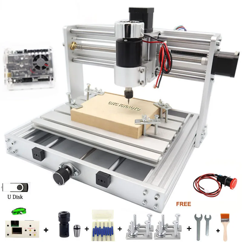Cnc 3018 Pro Max Metal - ЧПУ 3018 Pro Max металлический гравировальный