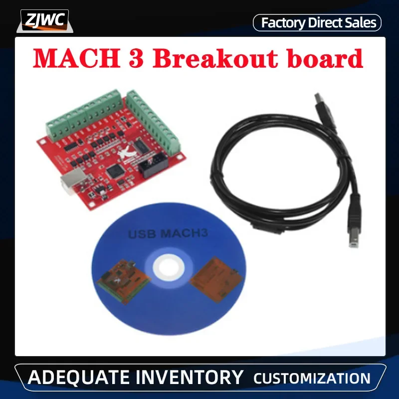 Mach3 Usb Cnc Controller 4 Axis 100Khz - 3 шт./компл., 1 шт., 4-осевая коммутационная
