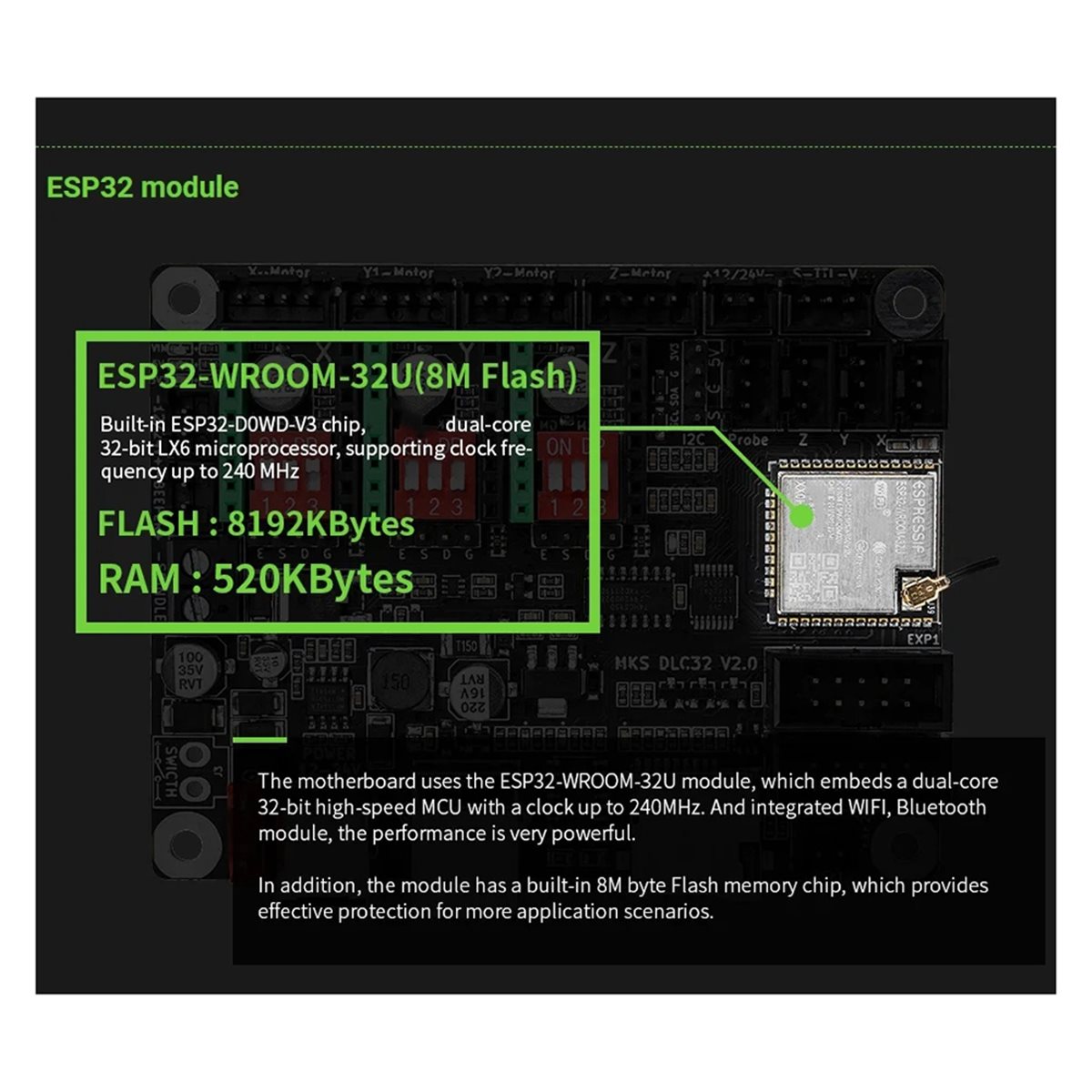 Grbl 32 Bit Control Board Offline Display - [VALUE PACK] 32-битная плата контроллера с
