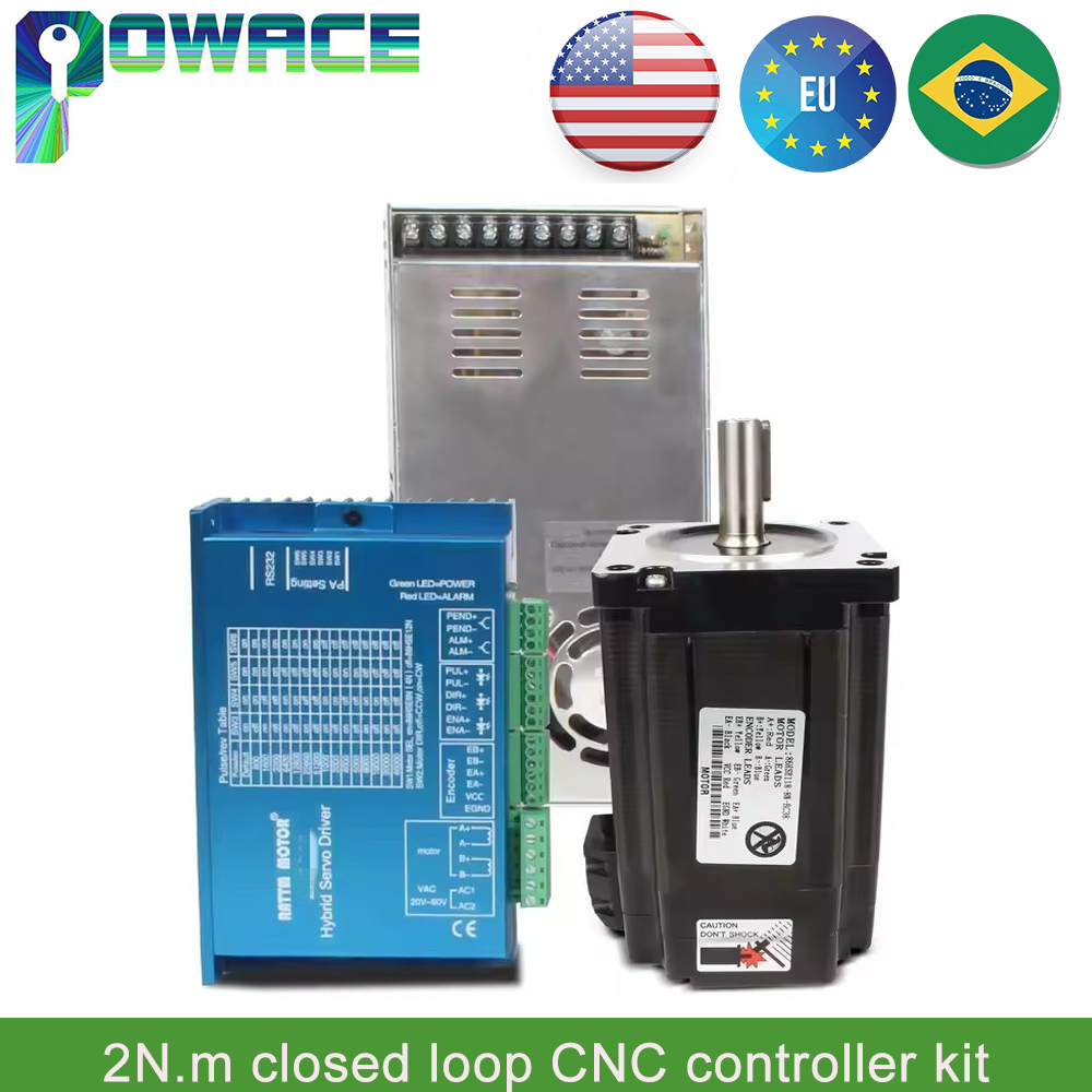 Nema 23 Closed Loop Stepper Motor Driver Kit - 【ЕС】 2 Нм Nema23 Сервопривод с