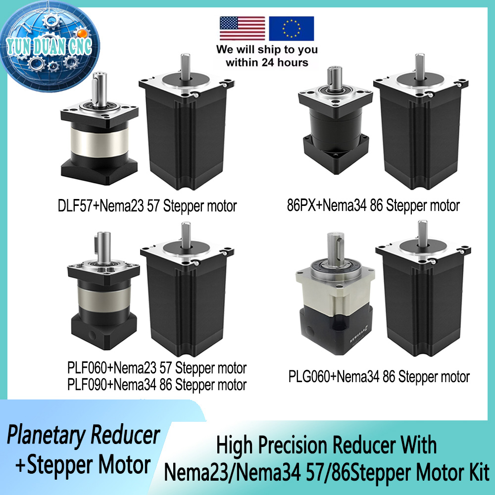 Planetary Gearbox Reducer Nema 23 34 - Планетарный редуктор 57/86 мм для шаговых