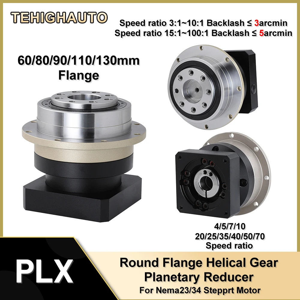 Planetary Gearbox Reducer Nema 23 34 - Планетарный редуктор с круглым фланцем и