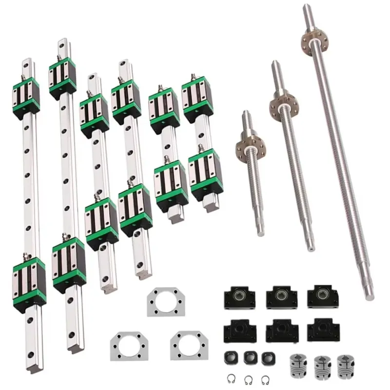 Hgr20 Linear Guide Rail Ballscrew Set - 6 комплектов линейных направляющих HGR20 длиной