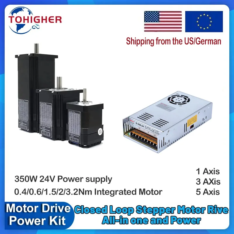 Nema 23 Closed Loop Stepper Motor Driver Kit - Nema17 Nema23 Драйвер шагового двигателя Мощность