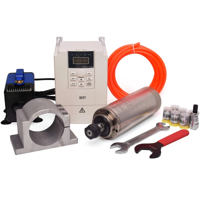 2.2Kw Water Cooled Spindle Kit Vfd - Высокоскоростной шпиндель GDZ и инвертор VFD