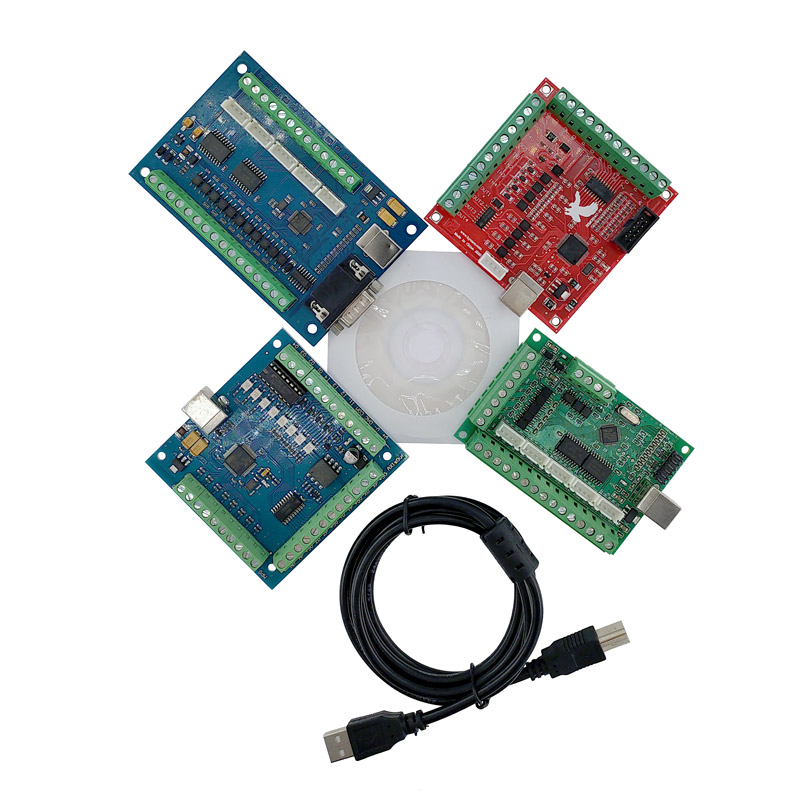 Mach3 Usb Cnc Controller 4 Axis 100Khz - 1 шт. Интерфейсная плата-драйвер для ЧПУ