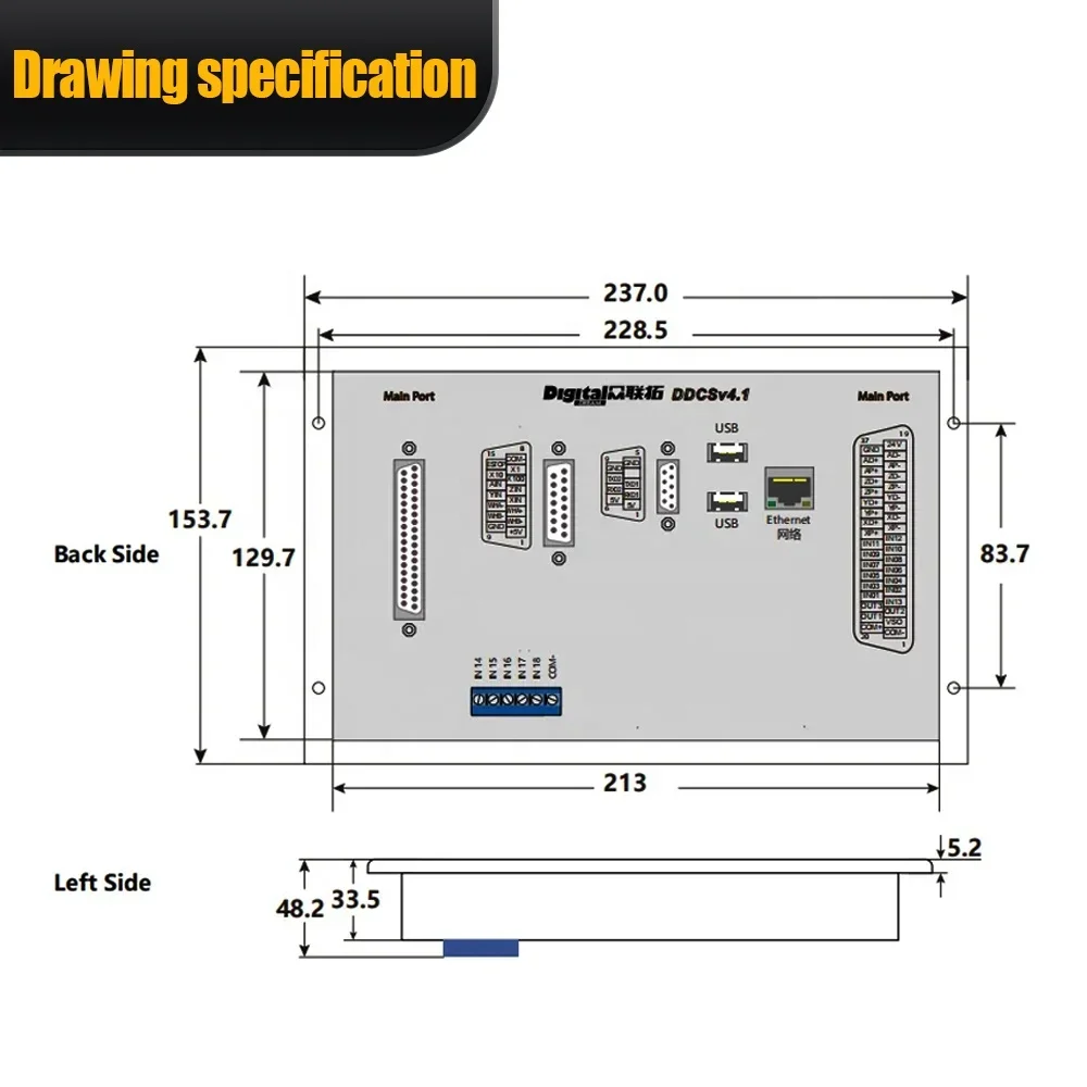 Ddcs V4.1 4 Axis Cnc Offline Controller - Новейший контроллер ЧПУ HLTNC DDCS V4.1