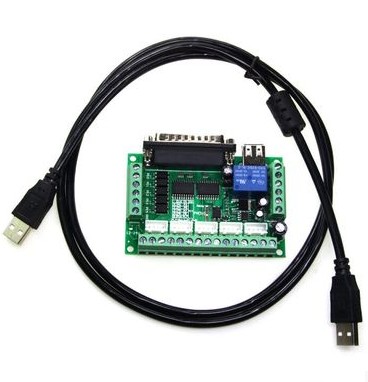 5 Axis Cnc Breakout Board Interface Mach3 - 1 шт. новый интерфейс MACH3 5-осевая