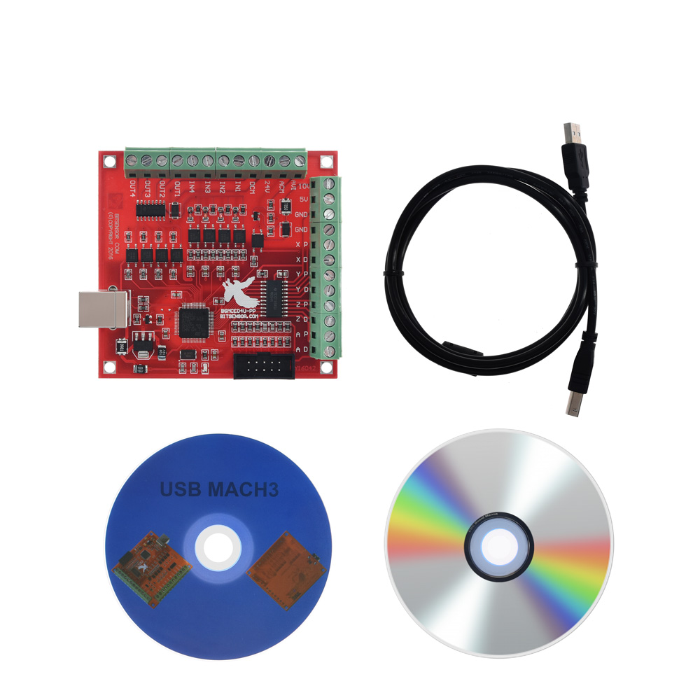 Mach3 Usb Cnc Controller 4 Axis 100Khz - Плата управления ЧПУ USB MACH3 4-осевая,