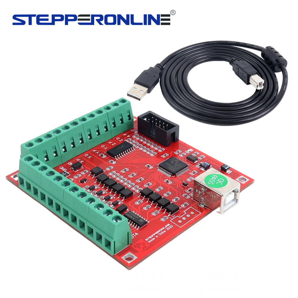 Mach3 Usb Cnc Controller 4 Axis 100Khz - 4-осевой USB-контроллер коммутационной платы с ЧПУ,