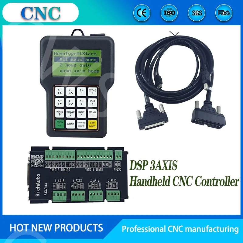 Richauto A11 Dsp Controller 3 Axis - Контроллер RichAuto DSP A11E 3-осевой, оригинальная