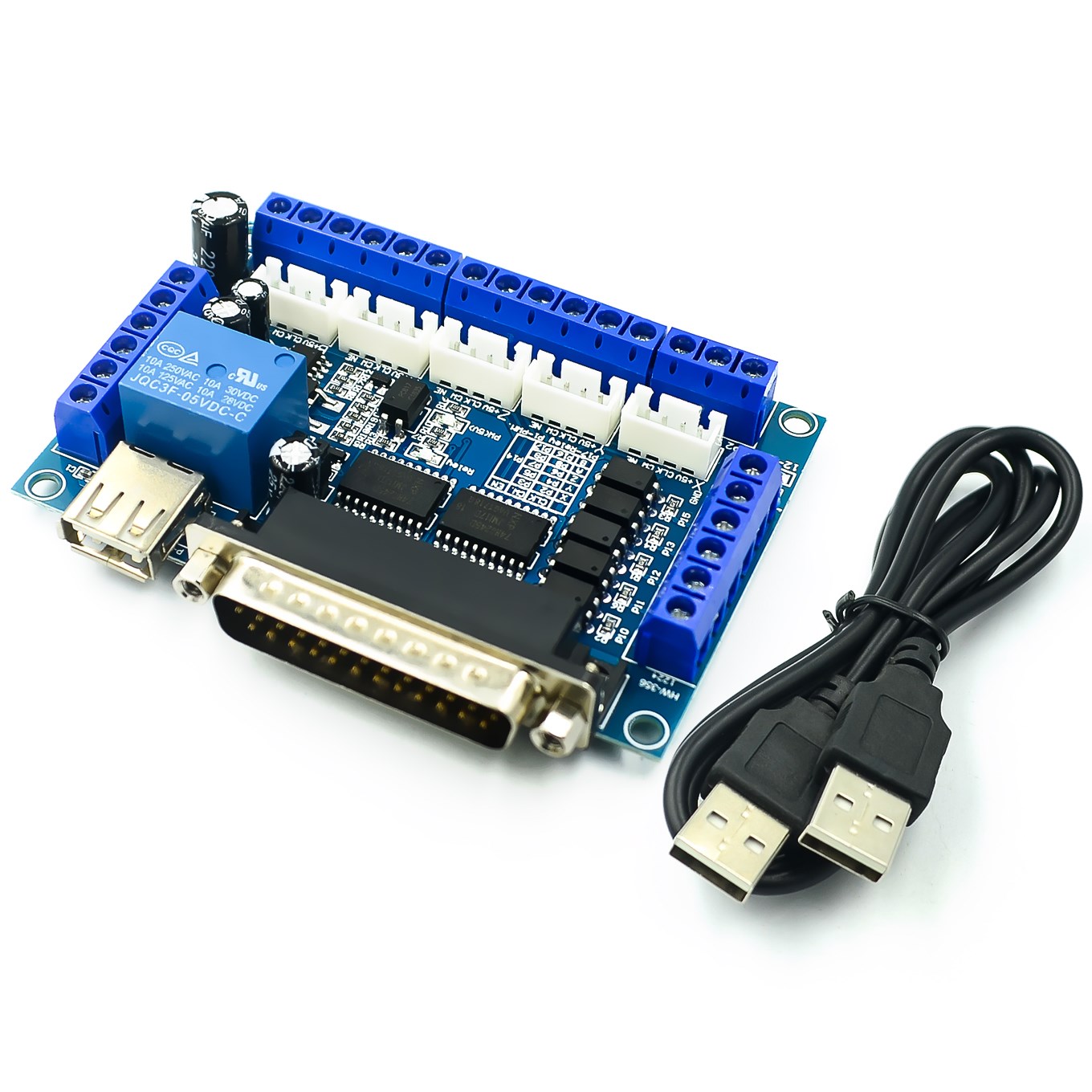 5 Axis Cnc Breakout Board Interface Mach3 - Модернизированная 5-осевая коммутационная плата адаптера интерфейса