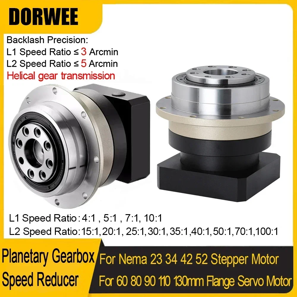 Planetary Gearbox Reducer Nema 23 34 - Планетарный редуктор, высокоточный виходной фланцевый редуктор