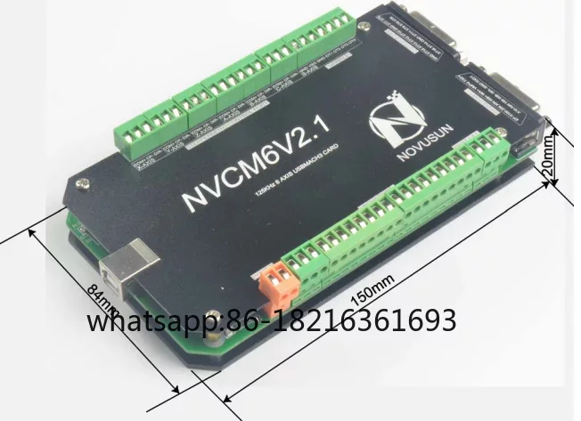 Контроллер ЧПУ V2.1 3/4/5/6-ос – обзор и цена 5 Axis Cnc Breakout Board Interface Mach3