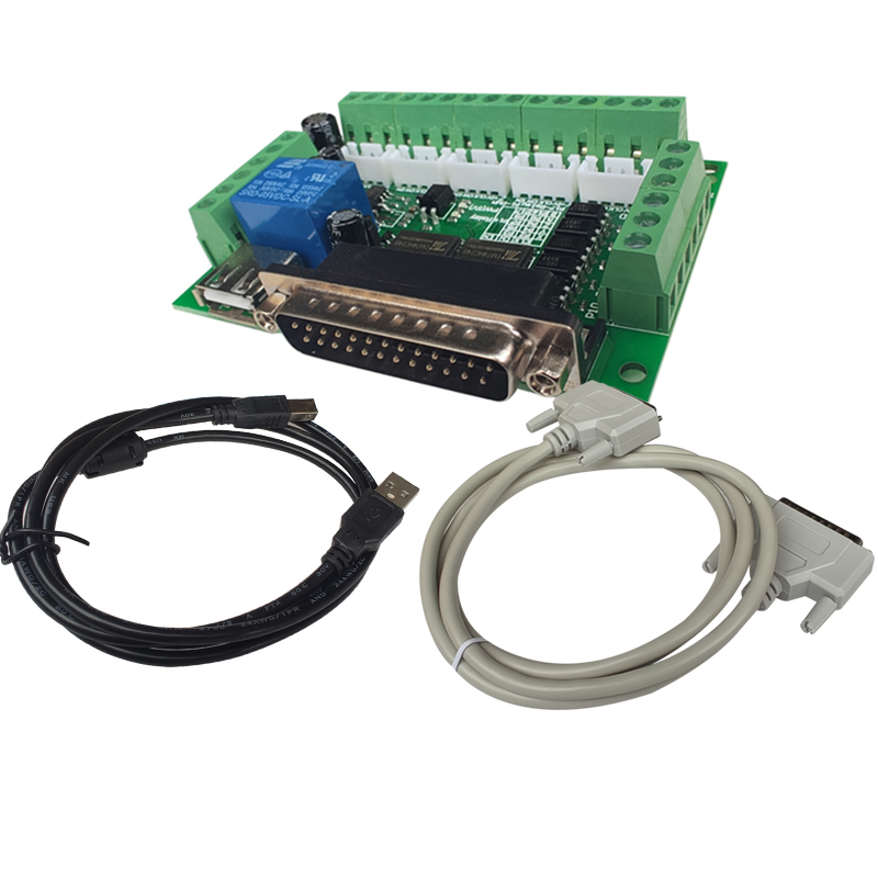 Комплект: 5-осевой интерфейсны – обзор и цена 5 Axis Cnc Breakout Board Interface Mach3