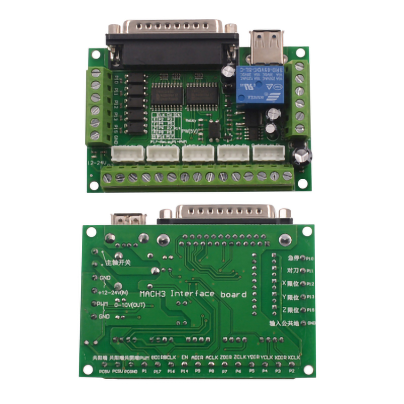 Комплект: 5-осевой интерфейсны – обзор и цена 5 Axis Cnc Breakout Board Interface Mach3