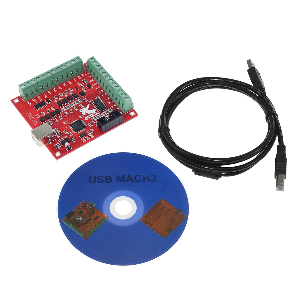 Коммутационная плата USB Mach3 – обзор и цена Mach3 Usb Cnc Controller 4 Axis 100Khz