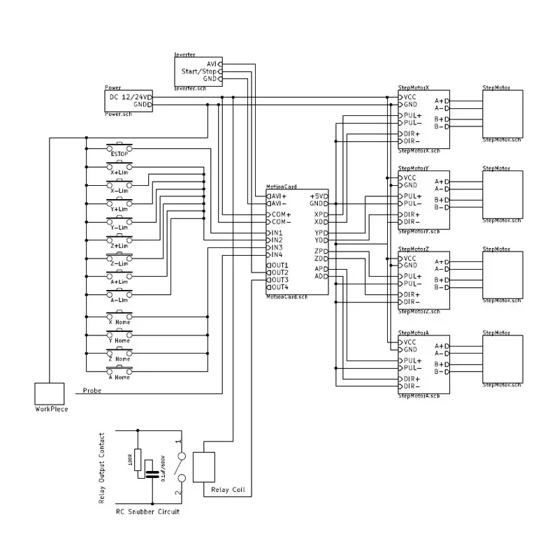 5-осевая интерфейсная плата Ma – обзор и цена 5 Axis Cnc Breakout Board Interface Mach3