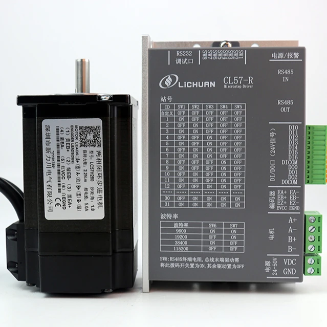 Шаговый двигатель LICHUAN RS48 – обзор и цена Nema 23 Closed Loop Stepper Motor Driver Kit