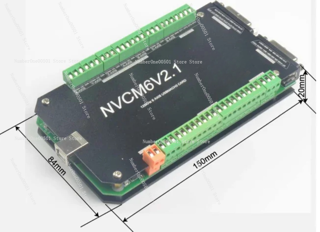 Контроллер ЧПУ V2.1 3/4/5/6-ос – обзор и цена 5 Axis Cnc Breakout Board Interface Mach3