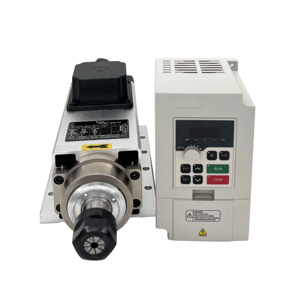 Комплект шпиндельного двигател – обзор и цена Air Cooled 1.5Kw Spindle Motor Inverter 110V