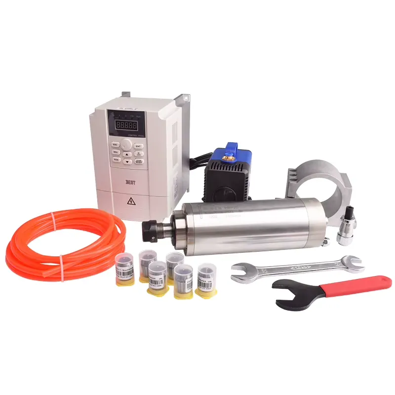 Gdz80 2.2кВт шпиндель с водяны – обзор и цена 2.2Kw Water Cooled Spindle Kit Vfd