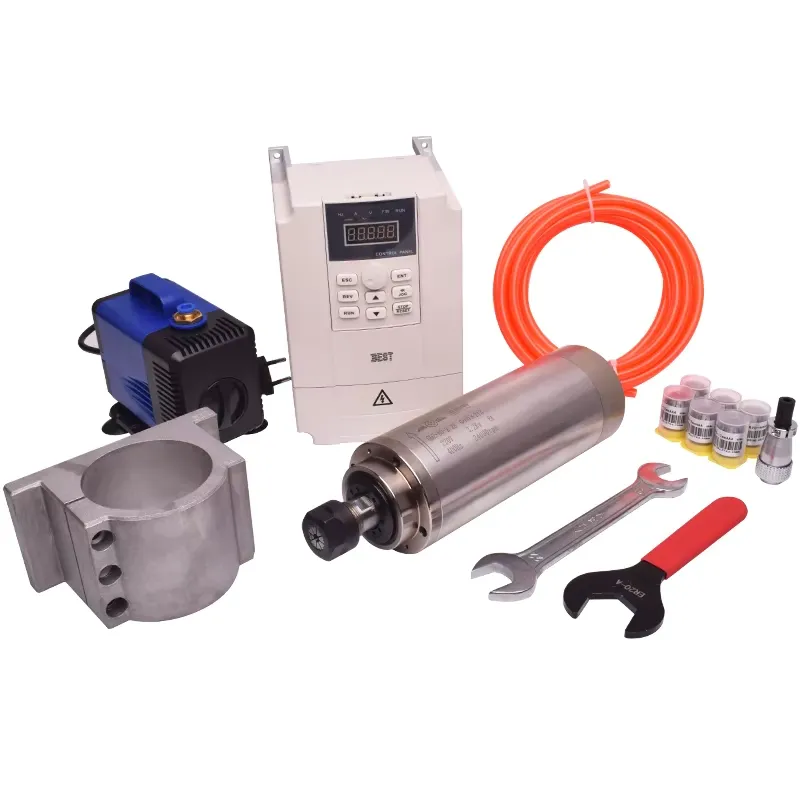 Gdz80 2.2кВт шпиндель с водяны – обзор и цена 2.2Kw Water Cooled Spindle Kit Vfd