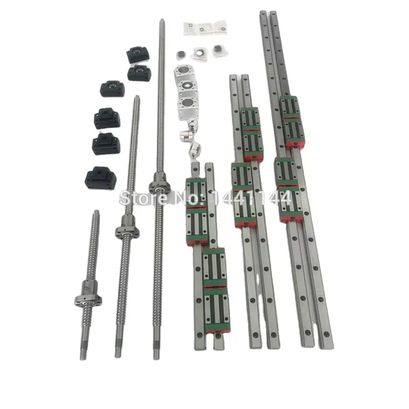 6 комплектов линейных направля – обзор и цена Hgr20 Linear Guide Rail Ballscrew Set