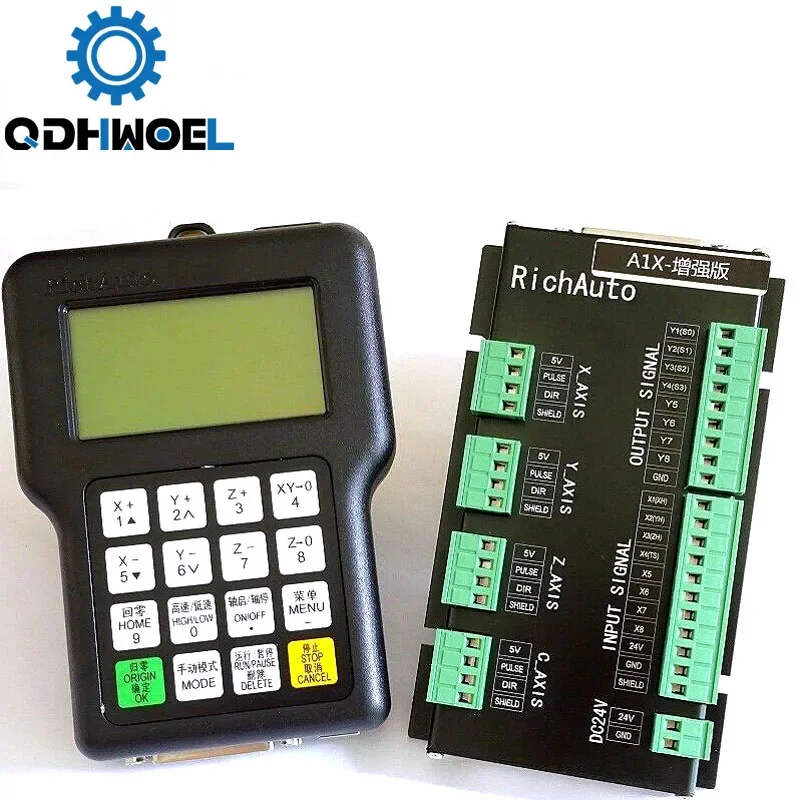 QDHWOEL RichAuto DSP A11 – кон – обзор и цена Richauto A11 Dsp Controller 3 Axis