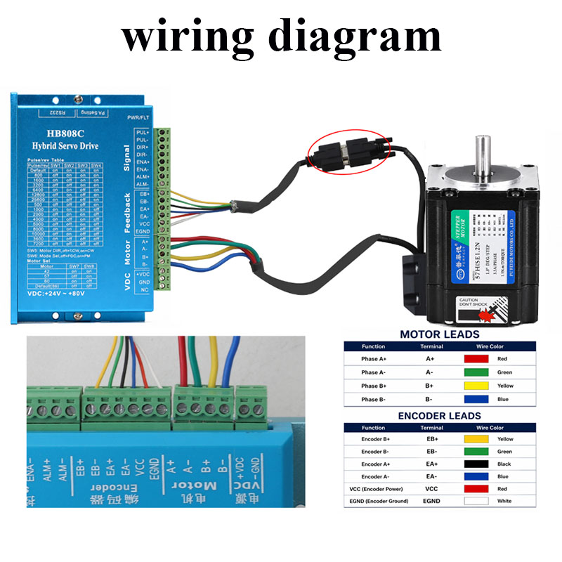 Шаговый двигатель с замкнутым  – обзор и цена Nema 23 Closed Loop Stepper Motor Driver Kit