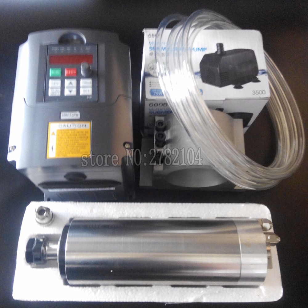 Комплект шпинделя с водяным ох – обзор и цена 2.2Kw Water Cooled Spindle Kit Vfd