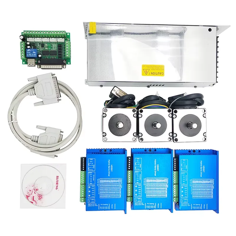 3-осевой сервопривод Nema23 с  – обзор и цена Nema 23 Closed Loop Stepper Motor Driver Kit