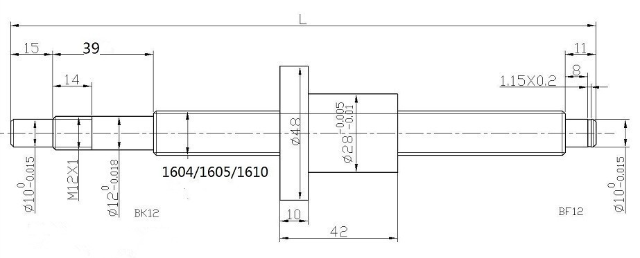 6-компонентный комплект для ЧП – обзор и цена Hgr20 Linear Guide Rail Ballscrew Set