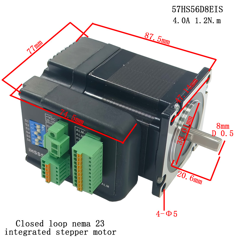 Интегрированный шаговый двигат – обзор и цена Nema 23 Closed Loop Stepper Motor Driver Kit