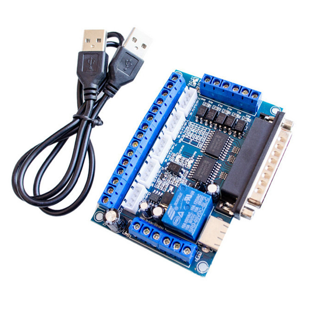 5-осевой адаптер интерфейса с  – обзор и цена 5 Axis Cnc Breakout Board Interface Mach3