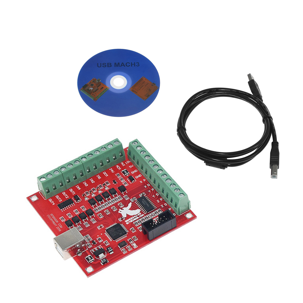 Коммутационная плата MACH3 CNC – обзор и цена Mach3 Usb Cnc Controller 4 Axis 100Khz