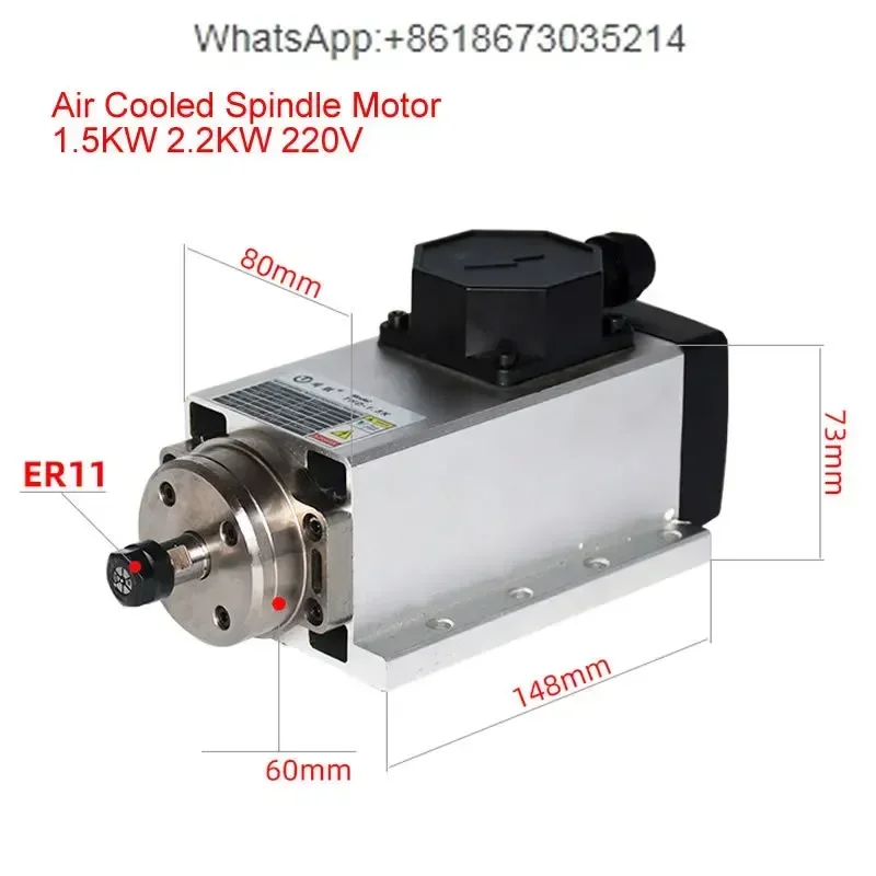 Шпиндельный двигатель ЧПУ 800W – обзор и цена Er20 Collet Chuck Spindle Motor 220V