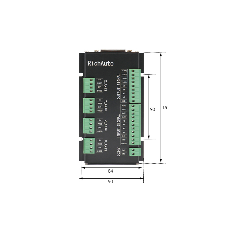 Оригинальная портативная 3-осе – обзор и цена Richauto A11 Dsp Controller 3 Axis