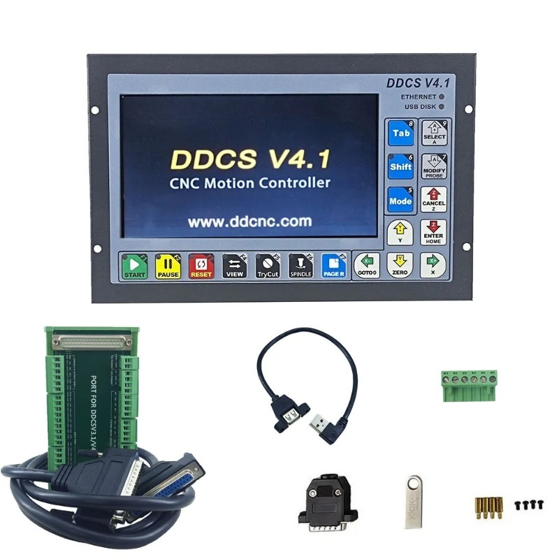 Автономный контроллер движения – обзор и цена Ddcs V4.1 4 Axis Cnc Offline Controller