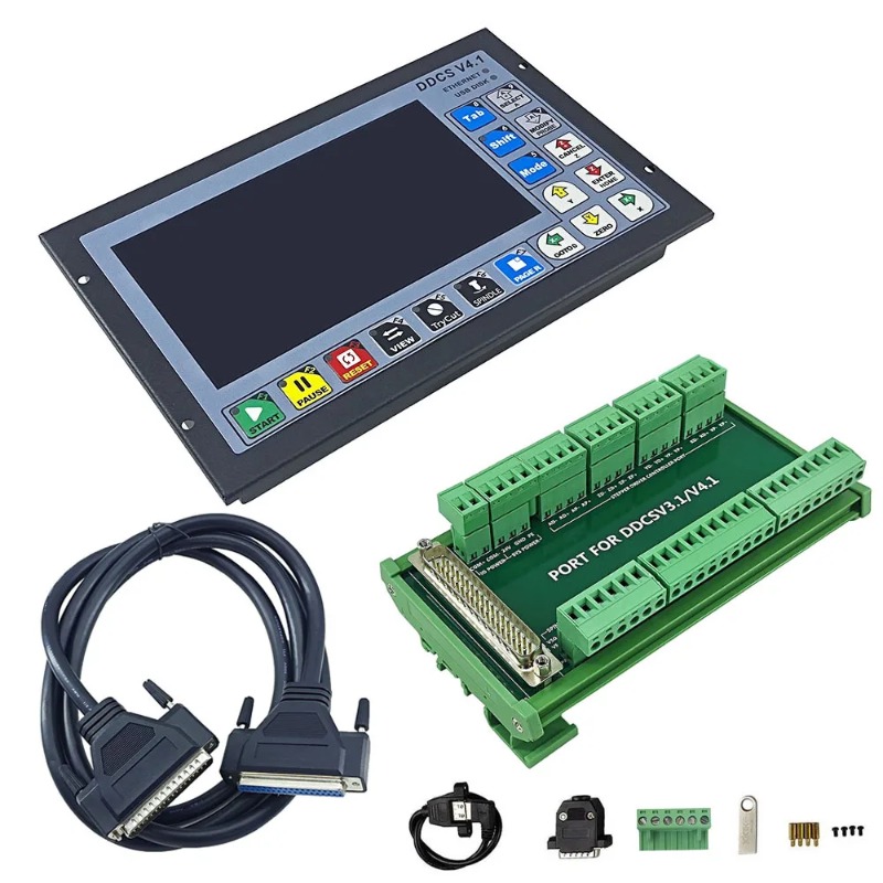 Автономный контроллер движения – обзор и цена Ddcs V4.1 4 Axis Cnc Offline Controller