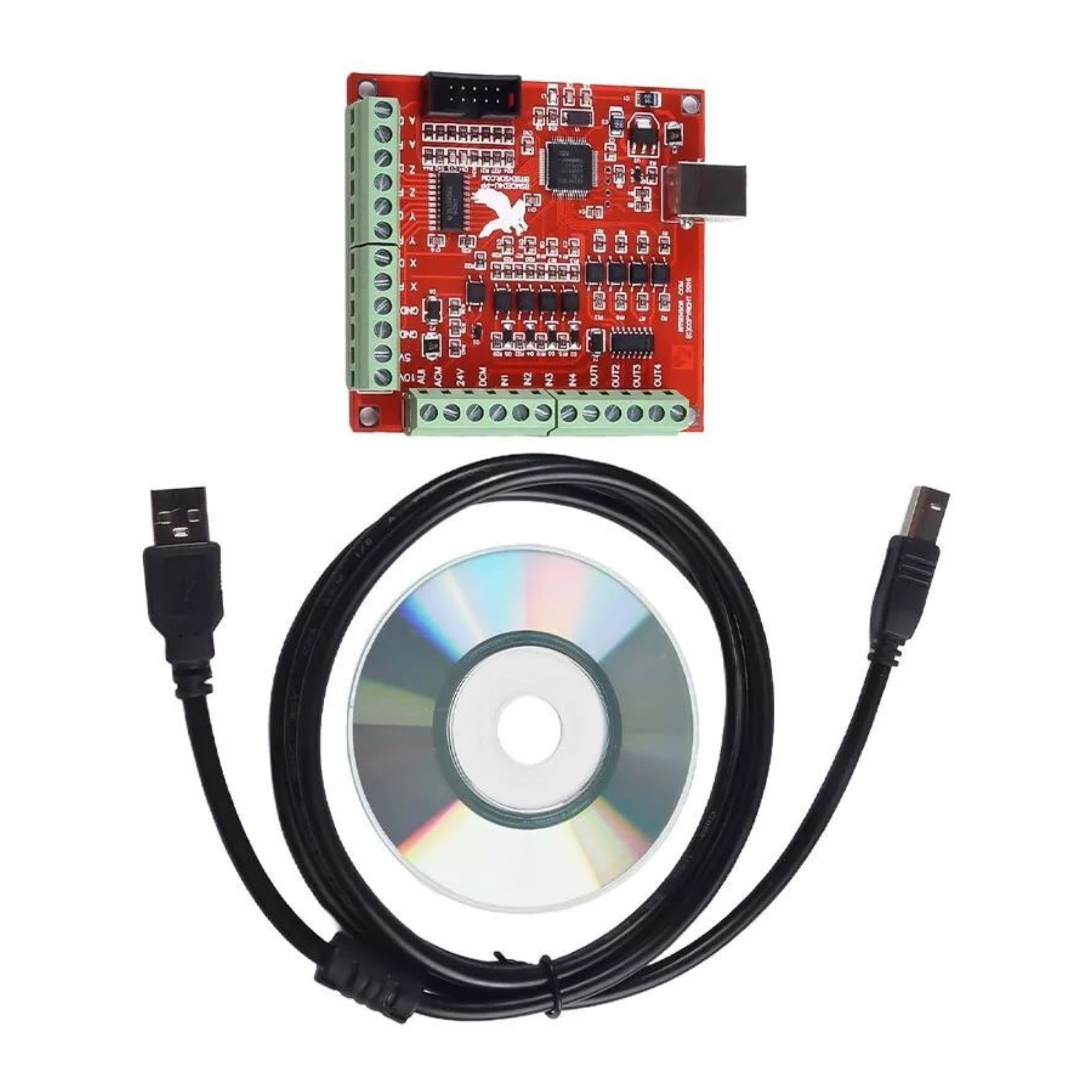USB-карта управления движением – обзор и цена Mach3 Usb Cnc Controller 4 Axis 100Khz