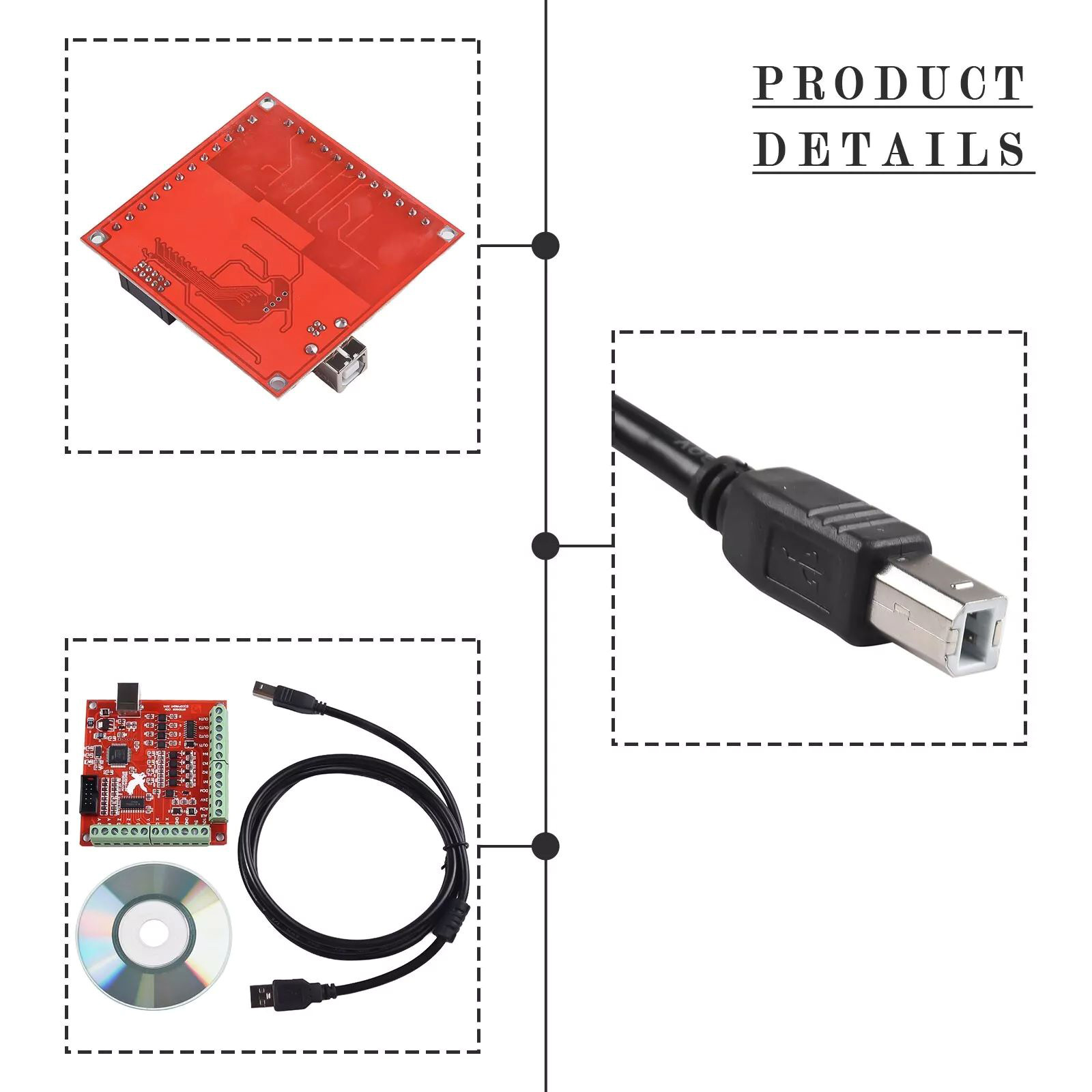 USB-карта управления движением – обзор и цена Mach3 Usb Cnc Controller 4 Axis 100Khz