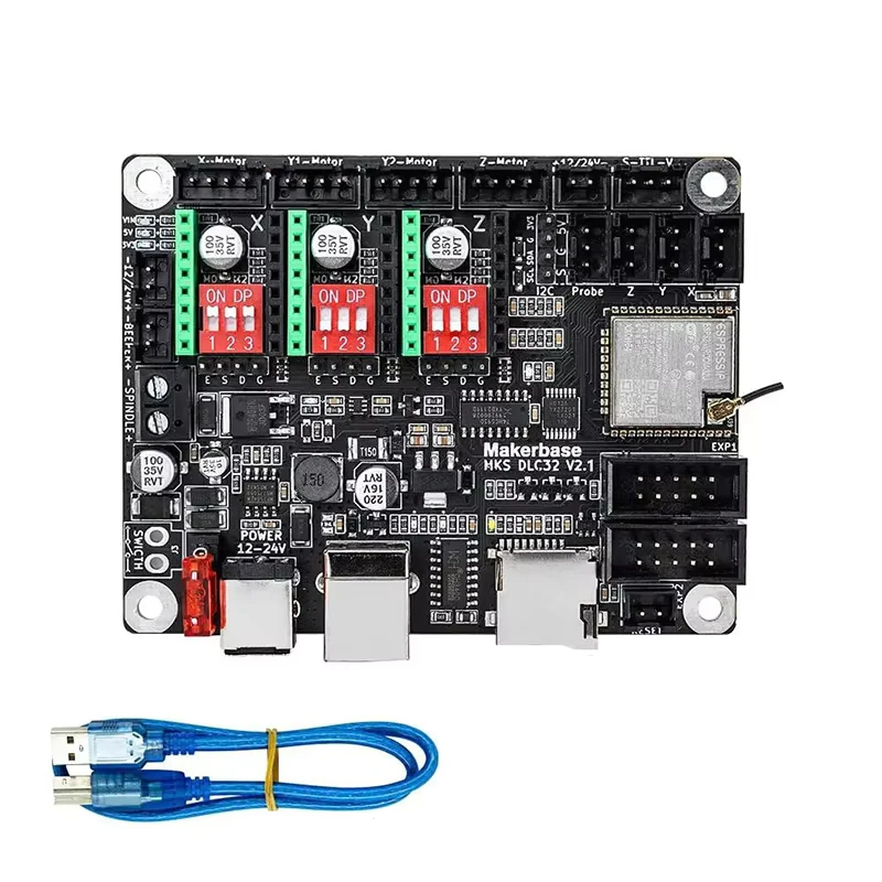 Контроллер MKS DLC32 V2 GRBL с – обзор и цена Grbl 32 Bit Control Board Offline Display