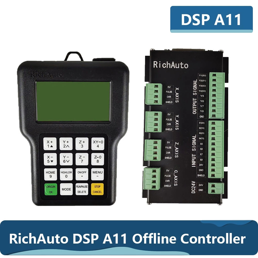 Контроллер ЧПУ RichAuto DSP A1 – обзор и цена Richauto A11 Dsp Controller 3 Axis