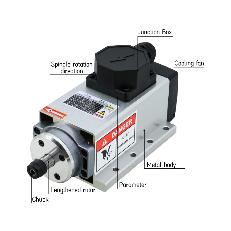 Шпиндель для фрезерного станка – обзор и цена Er20 Collet Chuck Spindle Motor 220V