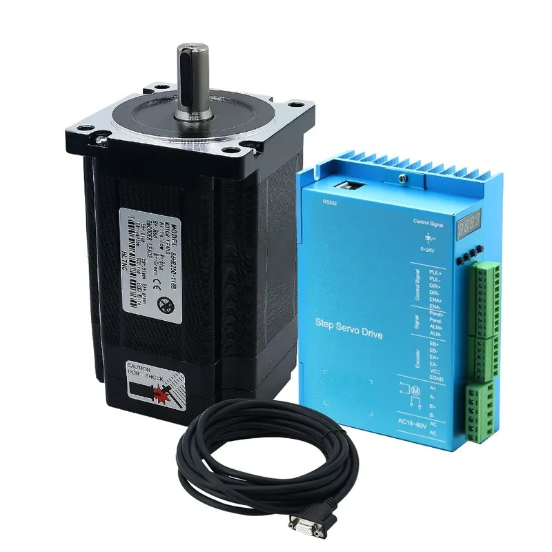 Промышленный шаговый двигатель – обзор и цена Hybrid Servo Driver Nema 34 8.5Nm