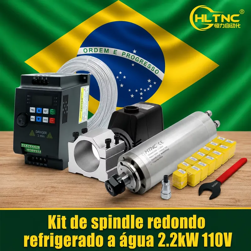 Шпиндель с водяным охлаждением – обзор и цена 2.2Kw Water Cooled Spindle Kit Vfd