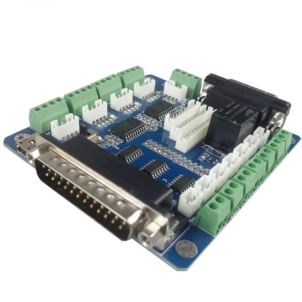 Плата управления Mach3 для 5-о – обзор и цена 5 Axis Cnc Breakout Board Interface Mach3