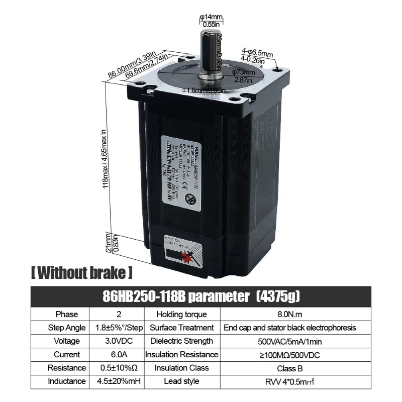 Комплект из 4-х 4-осевых шагов – обзор и цена Hybrid Servo Driver Nema 34 8.5Nm