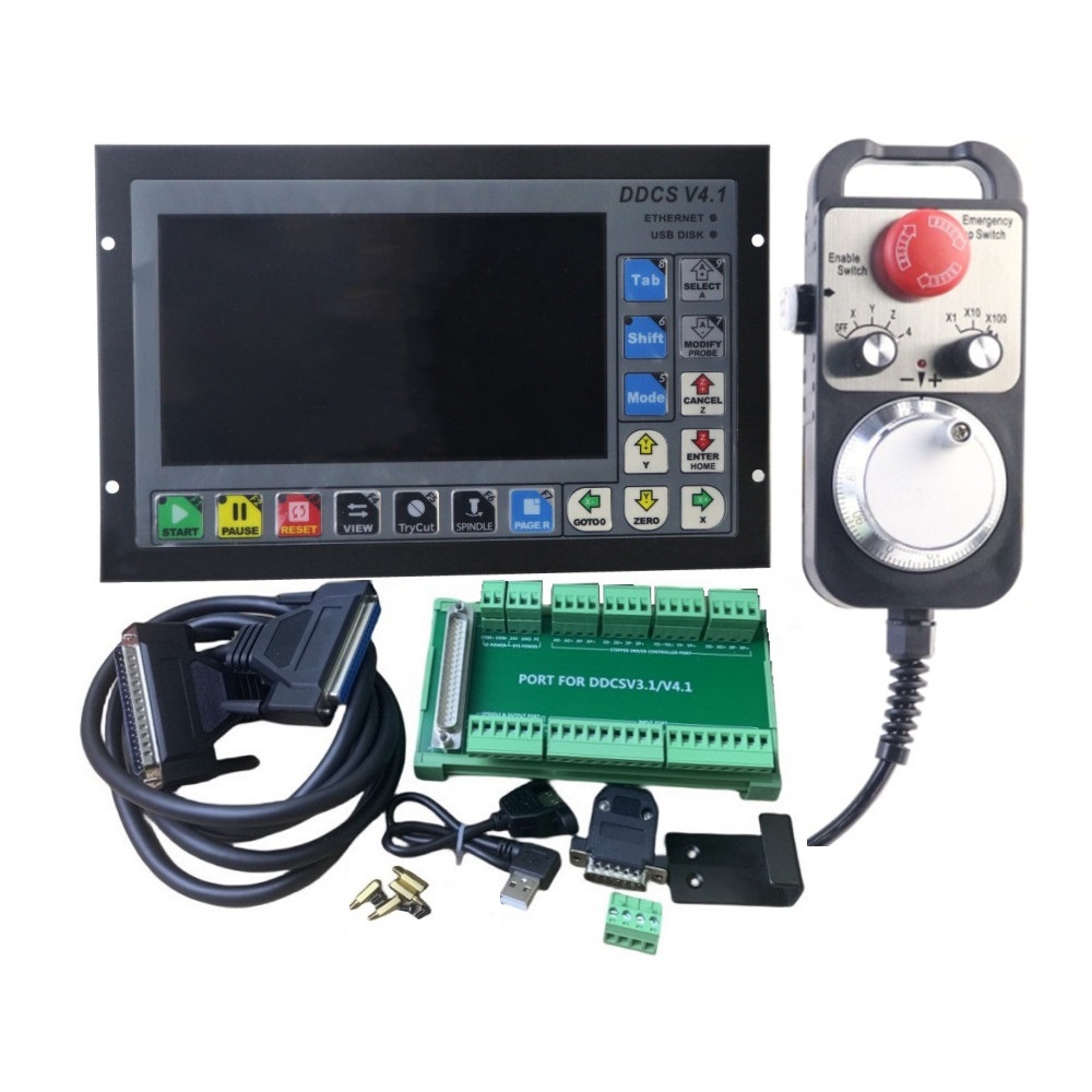 Комплект контроллера движения  – обзор и цена Ddcs V4.1 4 Axis Cnc Offline Controller